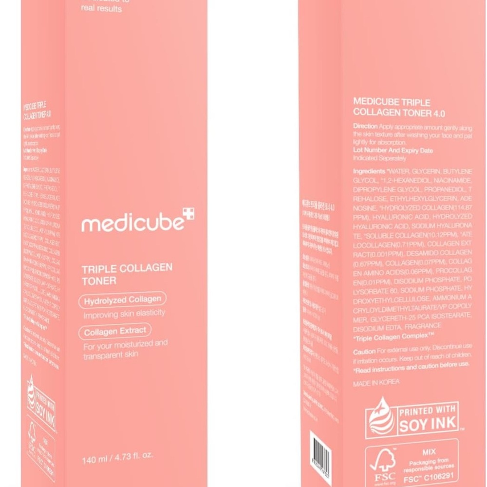 Triple Collagen Toner - Pink